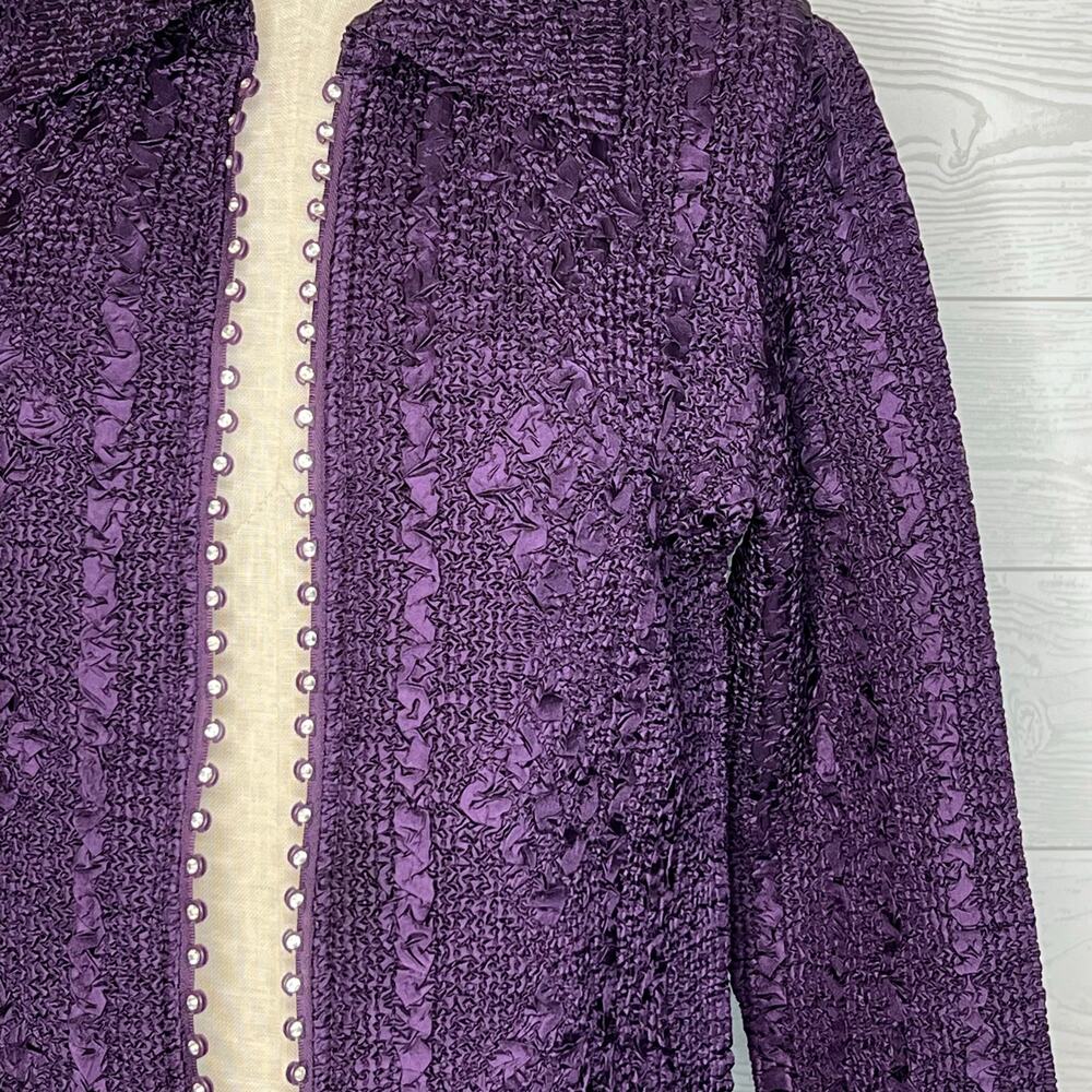 Magic It Fits Rhinestone Zipper Jacket size M/L - Picture 7 of 9